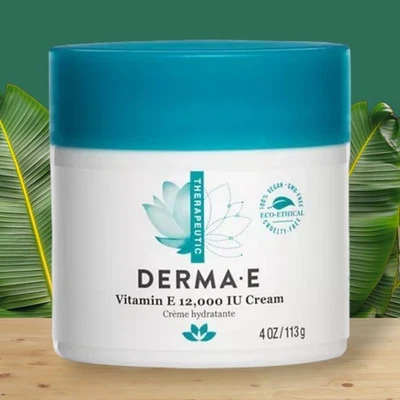 ¡NUEVO! Crema Derma E con vitamina E 12.000 UI belleza ecológica limpia sin caja 4 oz/113 g Foto 1 de 2