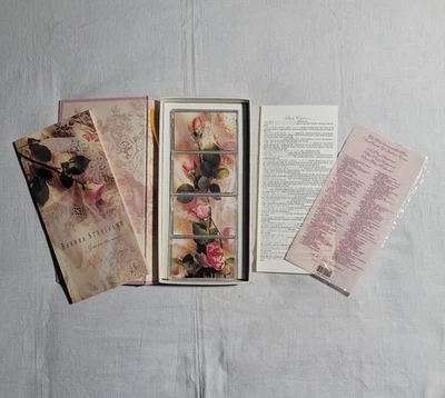 Barbra Streisand Just For The Record Boxed Set 4 Cassettes, Booklet 1991 Foto 1 de 4