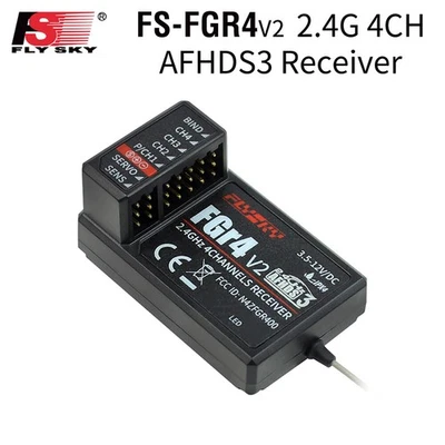 Flysky FGR4 FS-FGR4 4CH 2.4G Receiver Can Be PPM/IBUS for FS-FG4 Transmitter - Image 1 of 4