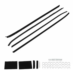 4Pcs Left & Right Weather Stripping Kit for Chevy Camaro Pontiac Firebird  NEW - Picture 1 of 12
