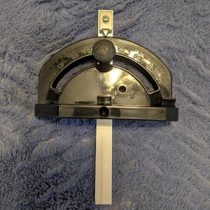 Universal Miter Saw Angle Gauge Bevel Protractor Guide Tool – Adjustable 0–90° - Picture 1 of 9