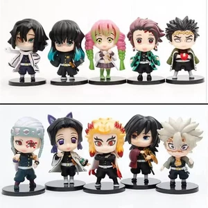 10 Stück Anime Demon Slayer Figur Full Set Kimetsu No Yaiba Mini Figuren - Bild 1 von 3