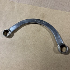 Snap On 9/16"-5/8" 12PT Chrome Half Moon Box End Wrench CX1820 - Bild 1 von 10