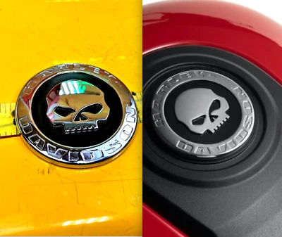 OEM Genuine Harley🔥3" inch Willie G Skull Decorative Medallion - Image 1 of 4