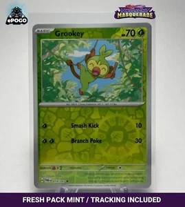 Grookey 014/167 Holograma Inverso Pokemon Juego de Cartas Coleccionables: Twilight Masquerade COMO NUEVO ENVIADO HOY - Imagen 1 de 2