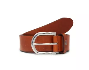Tommy Hilfiger Womens New Danny Leather Belt Black 85cm New RRP £40 - Picture 1 of 4