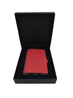 I-CLIP Kartenetui Leder Rot 12 Fächer Hochwertig - Bild 1 von 4