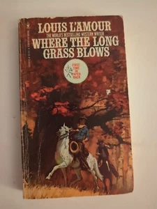PB Louis L'Amour WHERE THE LONG GRASS BLOWS 1st Pt 1976 - Picture 1 of 7