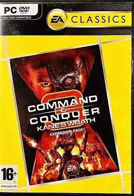 Command & Conquer 3: Kane's Wrath Expansion Pack (PC DVD-ROM, 2008) *NEW SEALED* - Image 1 of 2
