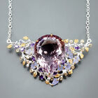 Unique Jewelry 60 Ct+ Ametrine Necklace 925 Sterling Silver 18"/N20295