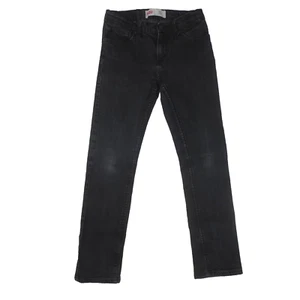 Levis 511 Jeans Youth Boys 12 (26x26) Black Slim Straight Adjustable Waist Denim - Picture 1 of 16