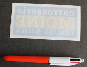 Autocollant / Sticker -Carrosserie MOINE - Agent RENAULT à REIMS et TINQUEUX - Picture 1 of 2