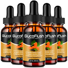 (5 Pack) Glucoflush Liquid Drops - Healthy Blood Sugar Support Advanced Formula