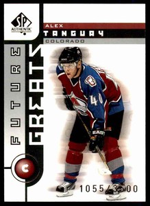 2001-02 SP Authentic Alex Tanguay /3500 #116