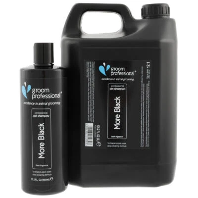 Groom Professional More Black Dog Shampoo - Enhances Dark Colours - Image 1 of 4