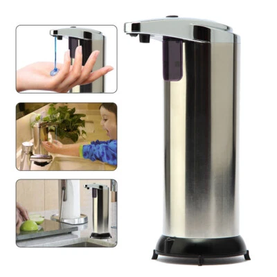 DAZONE Seifenspender Automatisch Edelstahl Sensor Seifendosierer Infrarot für Küche Bad