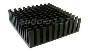 Dissipateur Thermique en Aluminium Anodisé Noir 40 x 40 x 11 mm Chipset GPU CPU - Photo 1/1