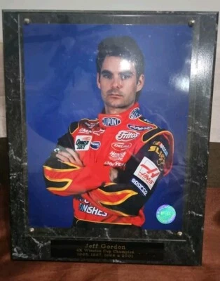 Placa fotográfica montada Jeff Gordon 8x10 Racing Reflections 11" x 13" Dupont Chevy Foto 1 de 4