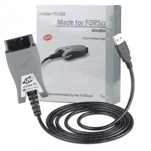 Vgate vLinker FS OBD2 Scanner USB Adapter Fit For FORScan HS/MS-CAN Auto Switch