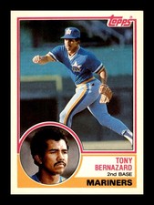 1983 Topps Traded Tony Bernazard #9T Set Break Seattle Mariners