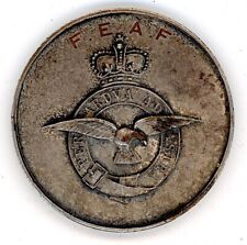 Vintage white metal medal medallion FEAF Discus 1957 Far East Air Force 