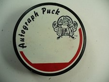 WPHL San Angelo Outlaws Girl Scout Night Autograph Hockey Puck Collect Pucks