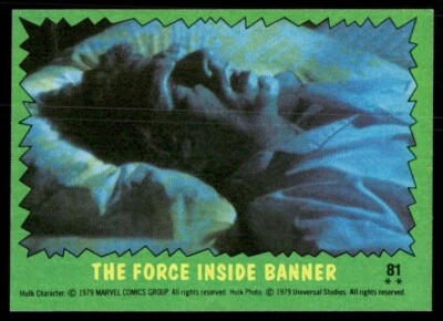 The Incredible Hulk 1979 TV Show Topps Card #81 (NM) - Image 1 of 2