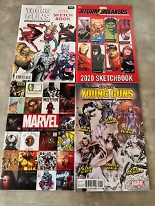 Marvel The Hip Hop Covers, Young Guns 2014/ 2019, Stormbreakers 2020 Sketchbooks - Picture 1 of 18