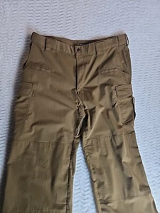 5.11 Tactical Pants Mens 38 x 34 Brown Cargo Ripstop Utility - Picture 1 of 7