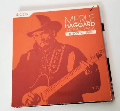 Merle Haggard The Epic Years 4-CD The Box Set Series w Booklet 45 Tracks Foto 1 de 4