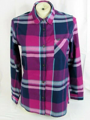 Camisa Dakine Franela Mujer Talla S Botón Delantero Manga Larga Multicolor Vibrante Foto 1 de 4