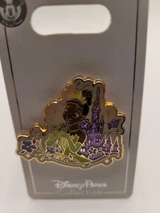 Disney Parks 2018 Purple The Princess & The Frog Sparkle Castle Tiana Pin NEW - Picture 1 of 1