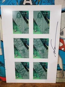 1997 Witchblade The Darkness Uncut card sheet art print | SIGNED Marc Silvestri - Picture 1 of 3