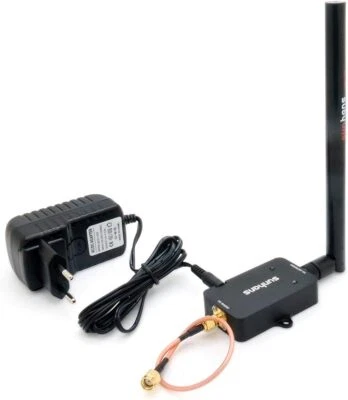 Amplificador de sinal WiFi interno Sunhans SH24BTA-N 3000mW 35dBm 2.4GHz preto  - Imagem 1 de 4