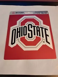 Ohio state Buckeyes decalcomania taglio stampo 4,5"" X 4,5"" finitura opaca nuova - Foto 1 di 1