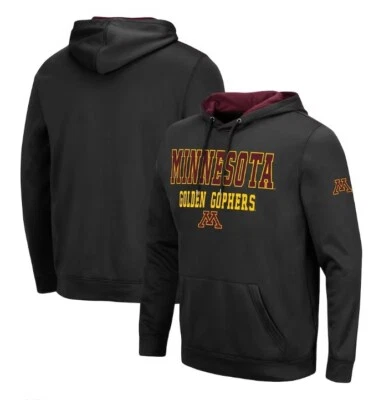 Moletom com capuz Minnesota Golden Gophers masculino preto nascer do sol (grande) - Imagem 1 de 4