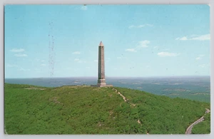 Postal Nueva Jersey Condado de Sussex, Vista Aérea del Monumento High Point - Imagen 1 de 3