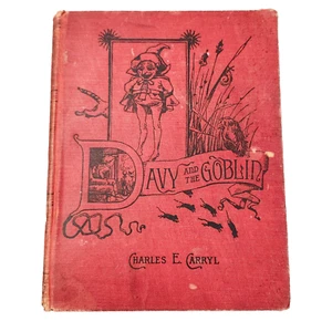 Davy And The Goblin Charles Carryl 1913 Childrens Book Illustrated Fairytale HC - Picture 1 of 18