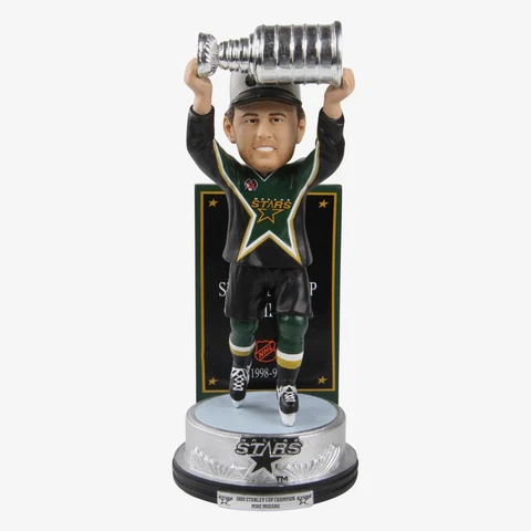 MIKE MODANO Dallas Stars STANLEY CUP Trophy Celebration Bobblehead #/72 NIB! Cover