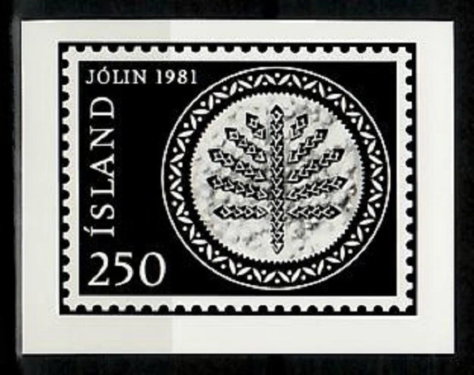 Ensayo fotográfico, Islandia Sc551 Navidad, pan de hoja. Foto 1 de 1