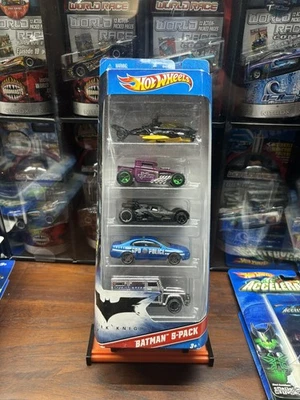 Hot Wheels The Dark Knight Batman 5 Pack Batcoper Joker Bone Shaker Batmobile  - Image 1 of 3