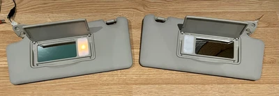 ¡Funcionando! Nissan Rogue 2008-2013 parasol beige vinilo iluminado OEM  Foto 1 de 4