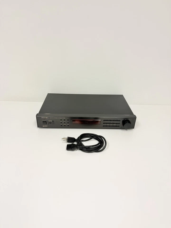 Sintonizador estéreo AM/FM Rotel RT-955 de colección raro negro probado Foto 1 de 4