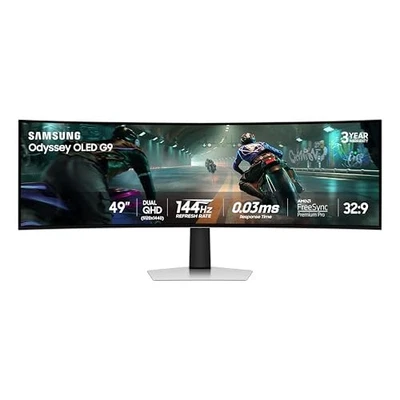 MONITOR CURVO SAMSUNG 49" ODYSSEY DUAL QHD 144HZ - Arañazos y abolladuras Foto 1 de 4