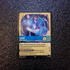 Cicatriz extrañamente preparada - 153/204 - Súper rara - Disney Lorcana - Imagen 1 de 2