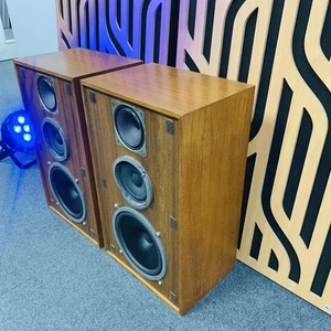 Richard Allan Flamenco Series II Vintage HiFi Speakers In Teak (Pair) + Warranty - Picture 1 of 10