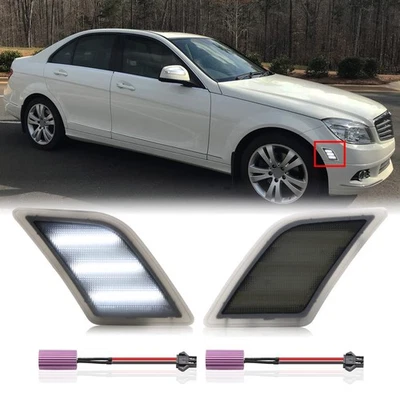 LED Front Side Marker Light Replacement for W204 C250 C300 C350 2008-2011, C6... - Image 1 of 4