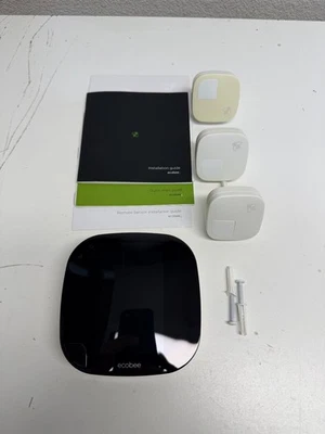 Ecobee 3 Smart Thermostat with 3 Room Sensors - Image 1 of 3