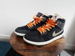 Nike Air Jordan 1 Mid SE Craft UK 9 Anthracite Sky J Light Olive FD6817 003 - Picture 1 of 13