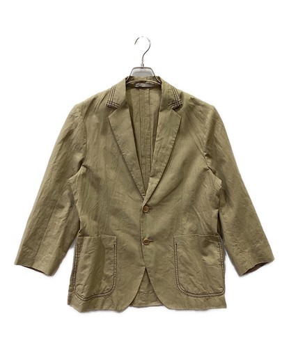 BOTTEGA VENETA Giacca sartoriale misto lino Taglia:50 Beige Uomo 513789